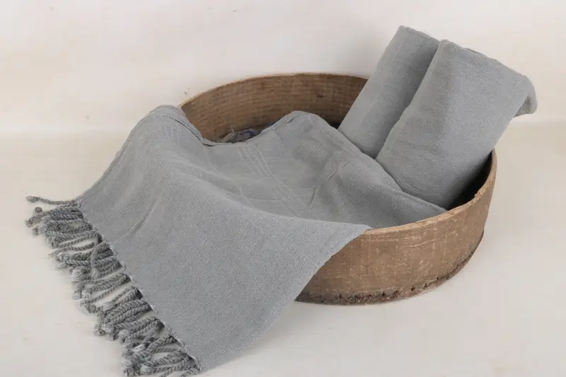 Embroidered Turkish Towel, Personalized Turkish Towel, Cotton towel, Absorbent Turkish towel, Employee Gifts, 64x28 Cotton Striped Stonewashed Towel - 6