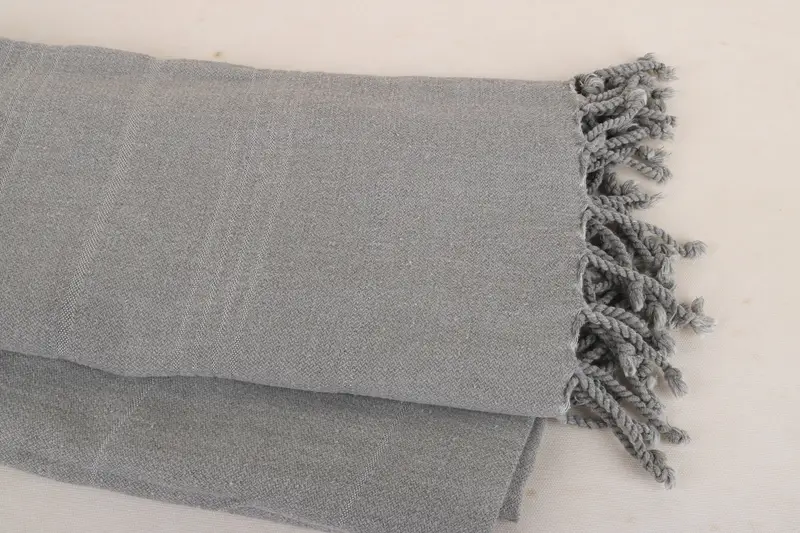 Embroidered Turkish Towel, Personalized Turkish Towel, Cotton towel, Absorbent Turkish towel, Employee Gifts, 64x28 Cotton Striped Stonewashed Towel - 8