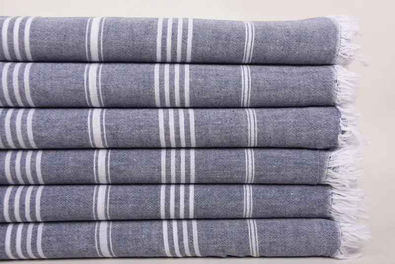 Bachelor Bachelorette Party Favors, Bridesmaid Towel, Organic towel, Towel With Name, Travel towel, Engagement Gift, 68x36 Cotton Striped Towel - 3