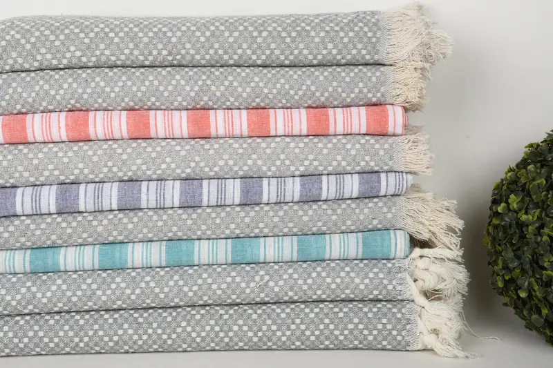 Monogram Turkish Towel, 70x40 Cotton Set of 10 Towel, Personalized Wedding Gift For Couple, Beach Towel Bulk, Summer Gift, Bachelorette Party Favors - 3