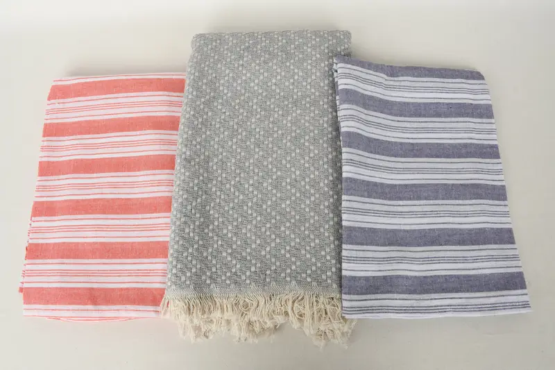 Monogram Turkish Towel, 70x40 Cotton Set of 10 Towel, Personalized Wedding Gift For Couple, Beach Towel Bulk, Summer Gift, Bachelorette Party Favors - 8