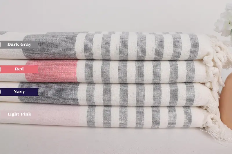 Custom Hand Towel, Personalized Gifts, 36x18 Cotton Striped Terry Towel, Bachelorette Party Decorations, Bridesmaid Gifts, Bridesmaid Gift Towel - 2