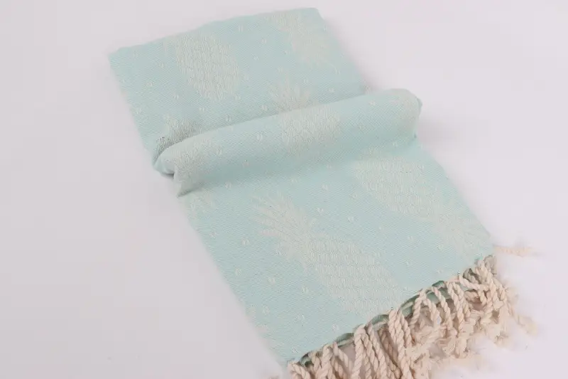 Home Decor Gifts, Turkish Beach Towel Bulk, 80x40 Cotton Pineapple Design Towel, Soft towel, Gift For Her, Bachelor Towel, Mother Of The Groom Gift - 7