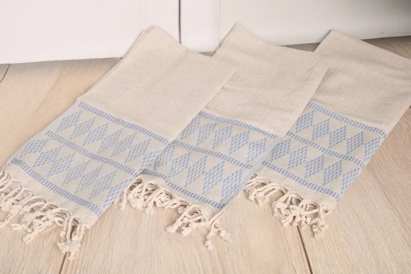 40x20 Linen Kilim Design Towel, Turkish Hand Towel, Customized Turkish Towel, Personalized Gift, Bachelor Towel, Wedding Shower Gift, Kitchen Towel - 6