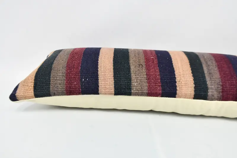 Pillow for Couch, Turkish Pillow, Pillow, Pillow for Sofa, Bolster Throw Pillow, Couch Pillow Case, 12x36 Blue Pillow Cover - 5