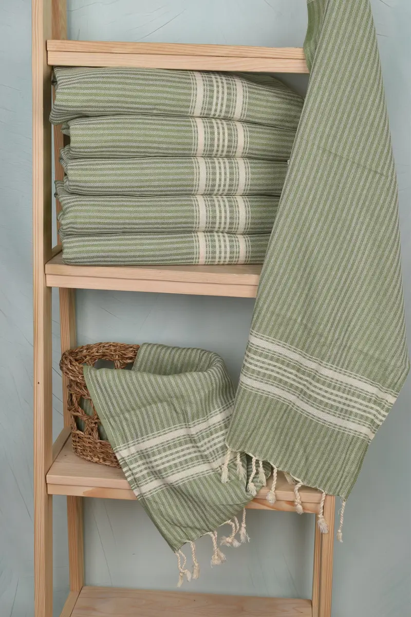 Personalized Turkish Towel, Personalized Dish Towel, 40x18 Cotton Striped Towel, Gift For The Home Decor, Bridesmaid Gifts, Turkish Towel Hand Towel - 3