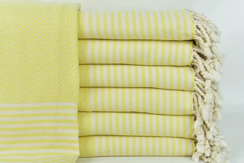 Bridal Shower Favors, Bachelor Bachelorette Party Favors, 68x32 Cotton Striped Towel, Bride Gift, Monogram Turkish Bath Towel, Embroidered Towel - 1