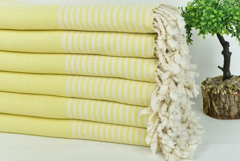 Bridal Shower Favors, Bachelor Bachelorette Party Favors, 68x32 Cotton Striped Towel, Bride Gift, Monogram Turkish Bath Towel, Embroidered Towel - 3