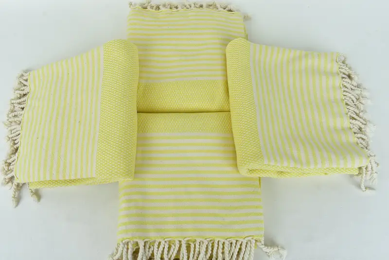 Bridal Shower Favors, Bachelor Bachelorette Party Favors, 68x32 Cotton Striped Towel, Bride Gift, Monogram Turkish Bath Towel, Embroidered Towel - 6