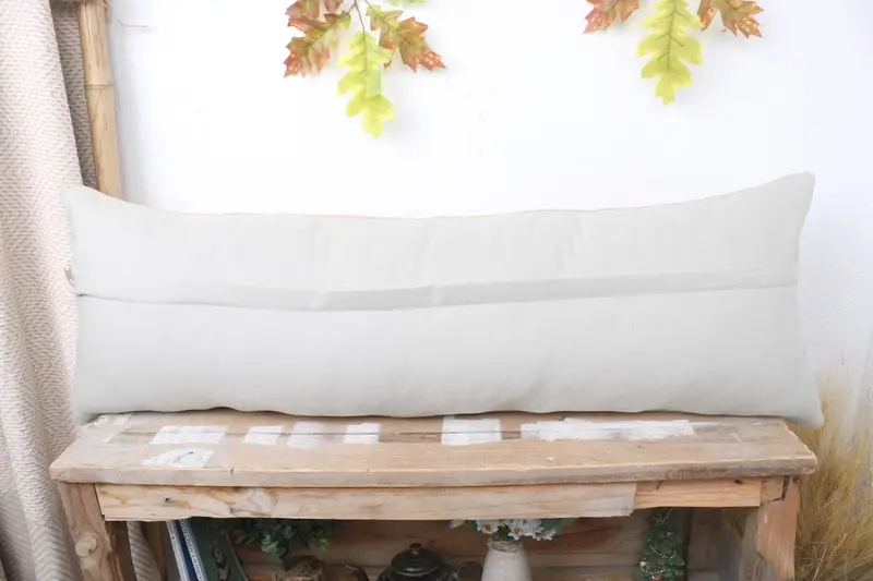 Vintage Pillow, Gift Pillow, Tapestry Cushion Cover, 12x36 Beige Cushion Cover, Pillow, Bed Pillow Sham, Turkish Pillow, Sofa Pillow Sham - 7