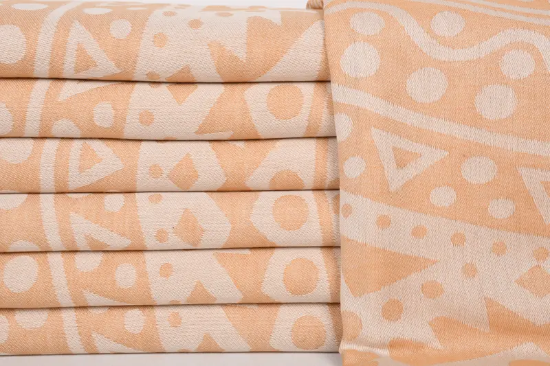 Gift For Her, Bridal Shower Favor, Beach Towel Gift, 70x40 Cotton Round Pattern Towel, Girls Weekend Favors, Bridesmaid Towel, Housewarming Gift - 2