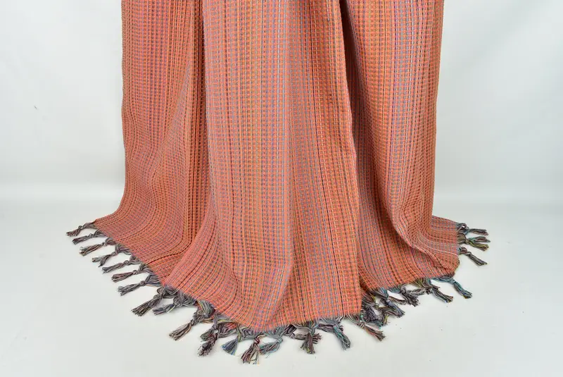 Throw Blanket Couch, 92x88 Cotton Geometric Towel, Customized Turkish Blanket, Bridal Shower Gift, Decorative Blanket, Shower Curtain, Bachelor Gift - 8