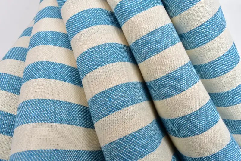 Welcome Wedding Gift, Large Turkish Towel, Luxury towel, 68x40 Cotton Striped Towel, Custom Gift, Luxury Turkish beach towel for summer vacation - 5