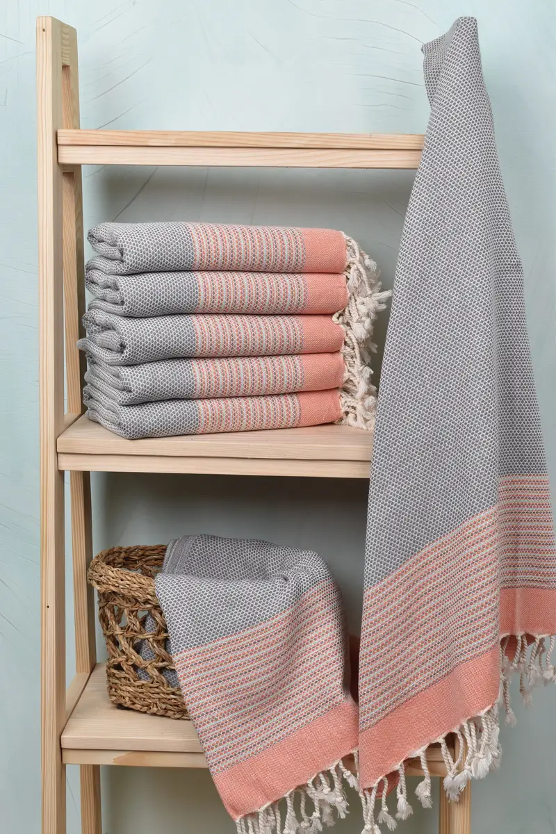 Monogrammed Beach Towel, Unique Gift, Monogram Towels, Bachelor Gifts, Wedding Gifts Towel, 64x40 Cotton Diamond Towel, Luxury Turkish Bath Towel - 3