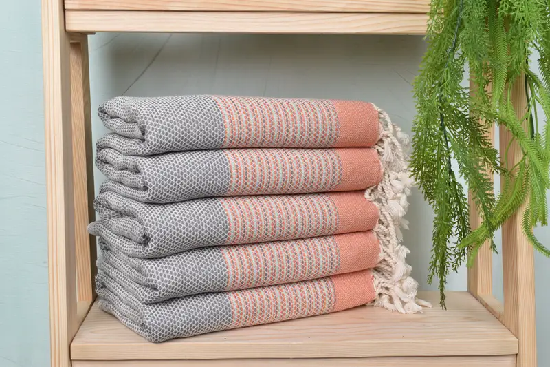 Monogrammed Beach Towel, Unique Gift, Monogram Towels, Bachelor Gifts, Wedding Gifts Towel, 64x40 Cotton Diamond Towel, Luxury Turkish Bath Towel - 2