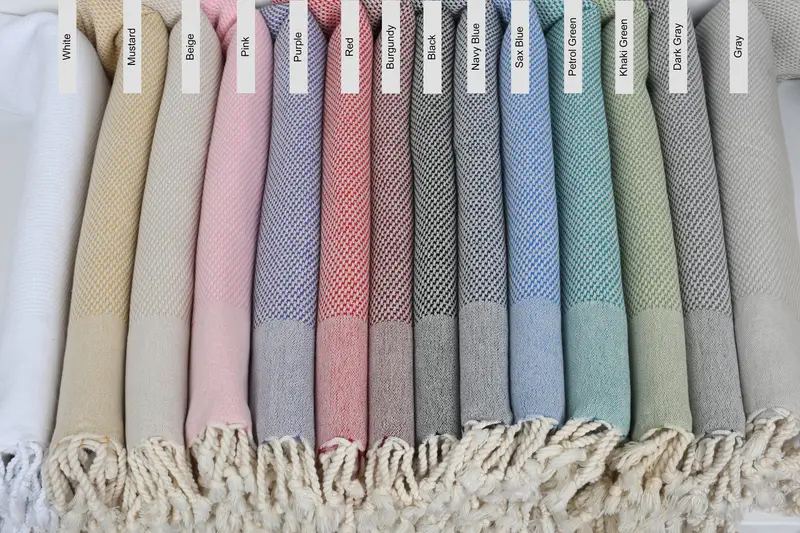 Personalized Hand Towel Organic/Recycled Cotton Polka Dot, 44x24 cm