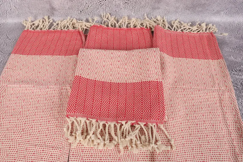 Best Friend Gift, Organic Towel, Bridesmaid Gifts, 36x18 Cotton Diamond Towel, Wedding Gift, Guest Towel, Hand Size Towels, Personalized Hand Towel - 4