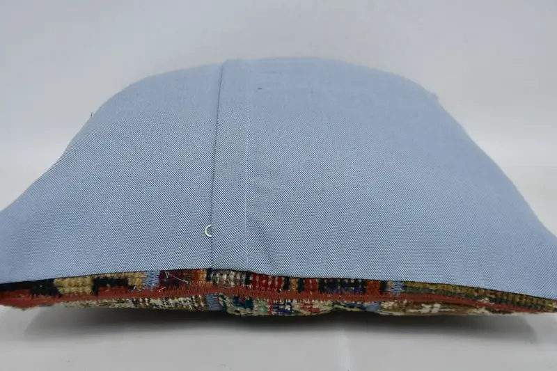 Ethnic Pillow Sham, Kilim Pillow, 20x20 Beige Cushion Cover, Pillow Case, Gift Pillow, Turkish Bench Cushion Cover, Kilim Cushion Sham - 5