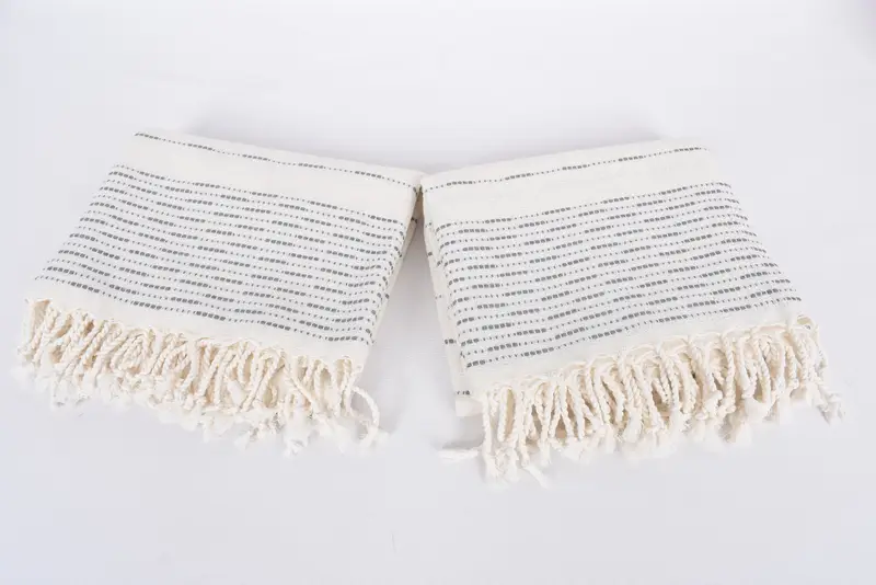 Turkish Towel Beach, Gift For Mom, 70x38 Cotton Striped Design Towel, Handwoven Turkish Towel, Wedding Favors, Summer Gift Ideas, Quick-dry towel - 6
