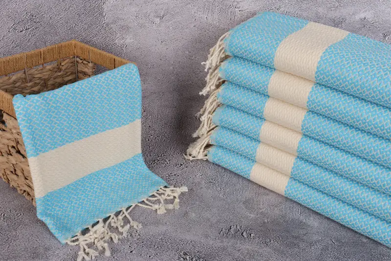 Wedding Favors, Turkish Towel Hand Towel, Gift For The Home Decor, Bachelorette Gifts, 40x20 Cotton Geometric Towel, Monogrammed Hand Towel - 3