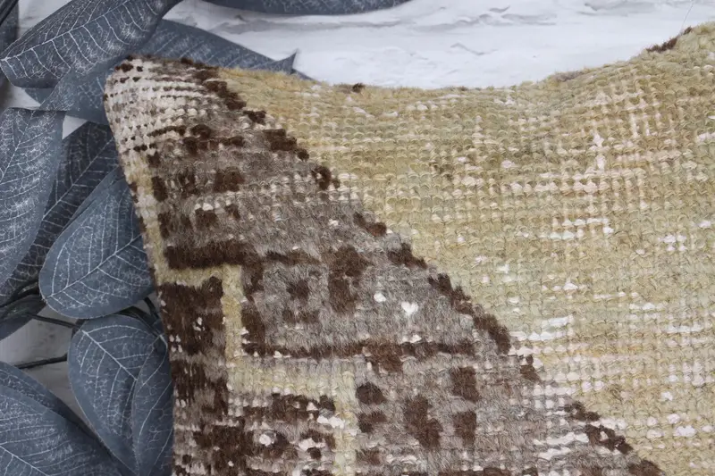 Pillow Sham, 12x12 Beige Pillow Sham, Pet Pillow Case, Antique Pillows, Handmade Rug Seat Pillow Case, Gift Pillow, Ethnical Kilim Rug Pillow - 2