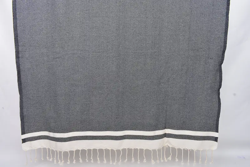 Housewarming Gift, 70x40 Cotton Striped Towel, Custom Gift, Quick-drying cotton Turkish beach towel, Bridal Shower Gift, Guest Towel, Baby Boy Gift - 8