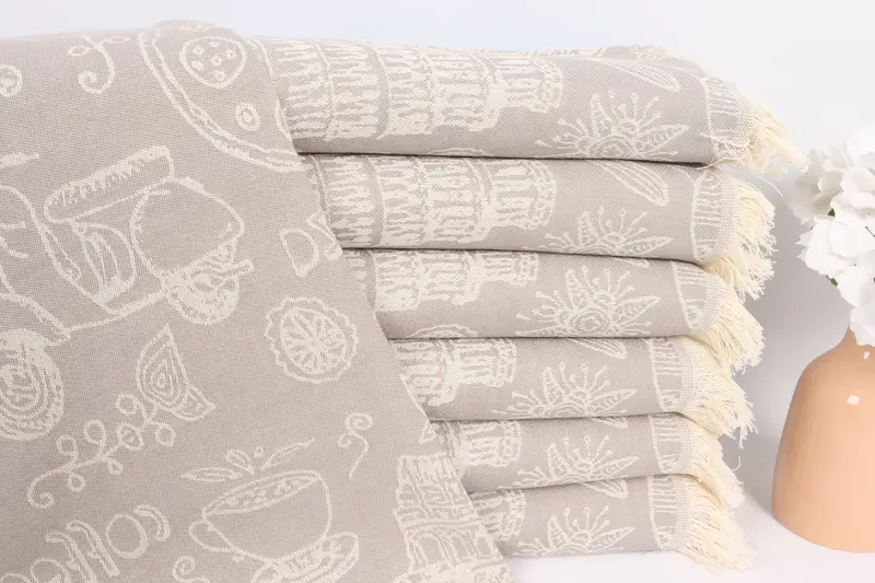 Bridesmaid Gifts Personalized, Personalized Hand Towel, Gifts For Him, Kitchen Towel, Personalized Gifts, 28x20 Cotton Italian Symbols Design Towel - 2
