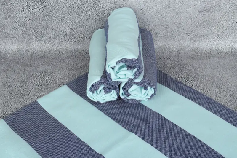 Turkish Beach Towel Monogram, Wedding Gift, Travel Towel, Wedding For Favor, Organic Turkish towel, 70x40 Cotton Striped Towel, Turkish beach towel - 7