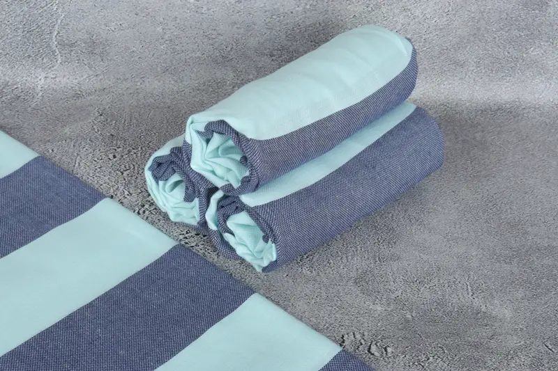 Turkish Beach Towel Monogram, Wedding Gift, Travel Towel, Wedding For Favor, Organic Turkish towel, 70x40 Cotton Striped Towel, Turkish beach towel - 8