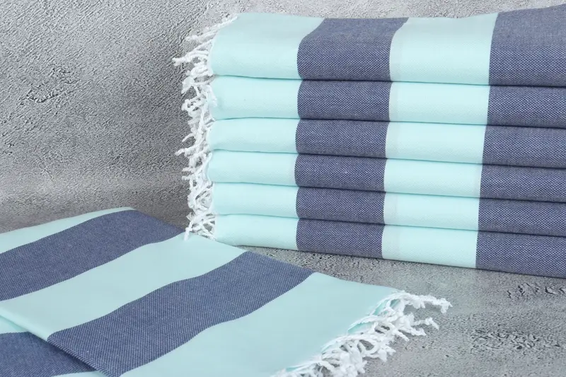 Turkish Beach Towel Monogram, Wedding Gift, Travel Towel, Wedding For Favor, Organic Turkish towel, 70x40 Cotton Striped Towel, Turkish beach towel - 2