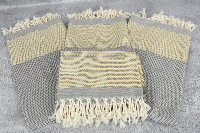 Summer Gift, Wedding Hand Made Gift, Family Gift, 70x40 Cotton Geometric Towel, Organic Towel, Personalized Turkish Towel, Personalized Beach Towel - 4