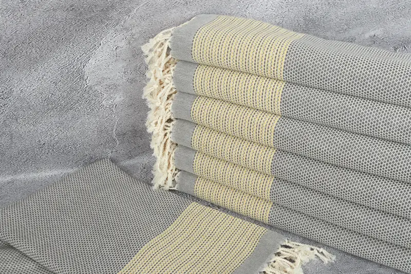Summer Gift, Wedding Hand Made Gift, Family Gift, 70x40 Cotton Geometric Towel, Organic Towel, Personalized Turkish Towel, Personalized Beach Towel - 2