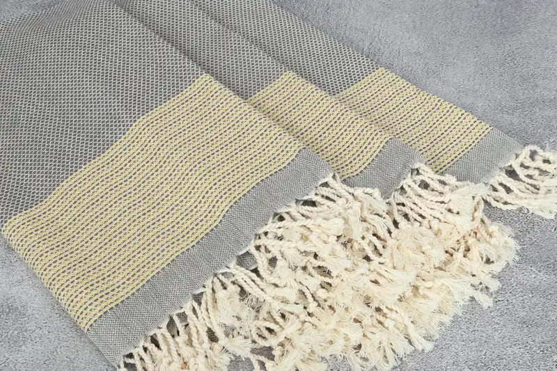 Summer Gift, Wedding Hand Made Gift, Family Gift, 70x40 Cotton Geometric Towel, Organic Towel, Personalized Turkish Towel, Personalized Beach Towel - 5