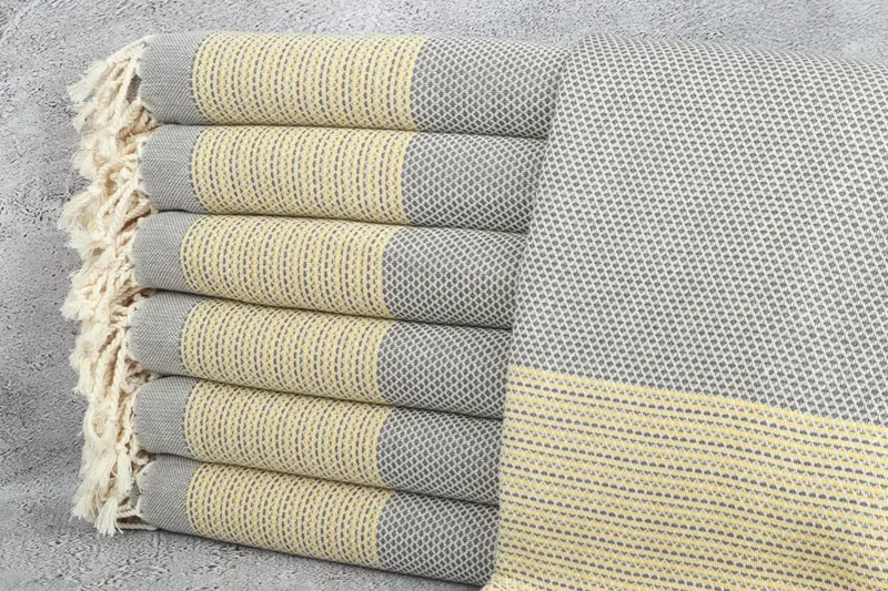Summer Gift, Wedding Hand Made Gift, Family Gift, 70x40 Cotton Geometric Towel, Organic Towel, Personalized Turkish Towel, Personalized Beach Towel - 1