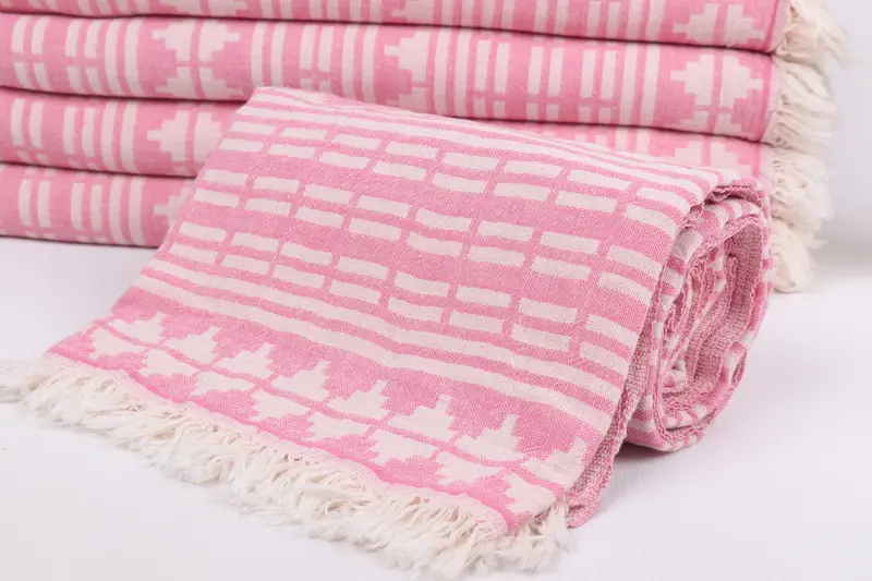 Personalized Bridesmaid Gift, Wedding Favors, Guest Towel, Turkish towel, Holiday Towel, 70x40 Cotton Kilim Design Towel, Valentines Day Gift Idea - 5