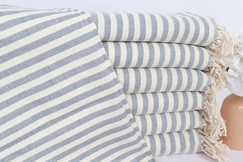 Home Decor Gifts, Wedding For Favor, Personalized Hand Towel, 40x24 Cotton Striped Towel, Gift For The Home Decor, Turkish Tea Towel, Wedding Gift - 1