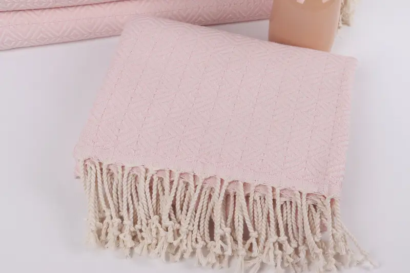 Handmade Turkish Towel, House Warming Gift, 70x40 Cotton Diamond Towel, Quick-dry towel, Bath towel, Turkish Beach Towel Personalized, Gift For Him - 5