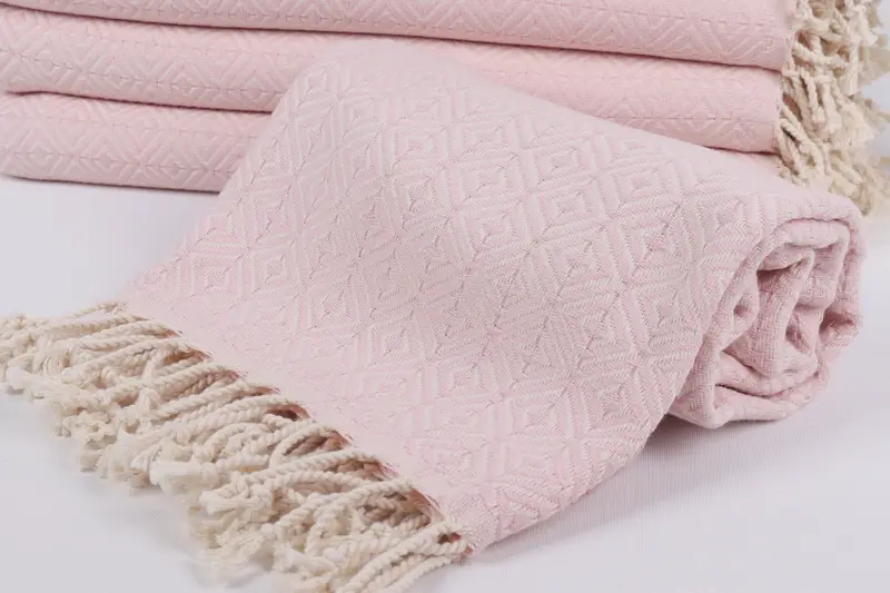 Handmade Turkish Towel, House Warming Gift, 70x40 Cotton Diamond Towel, Quick-dry towel, Bath towel, Turkish Beach Towel Personalized, Gift For Him - 4