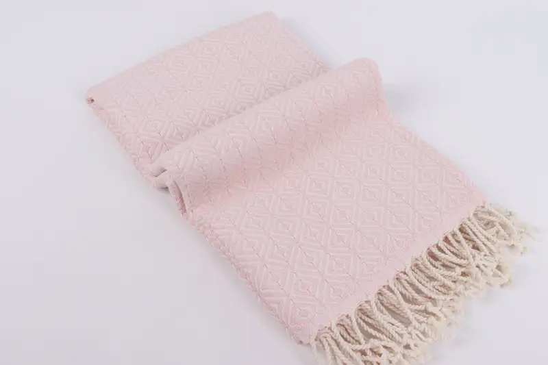 Handmade Turkish Towel, House Warming Gift, 70x40 Cotton Diamond Towel, Quick-dry towel, Bath towel, Turkish Beach Towel Personalized, Gift For Him - 6