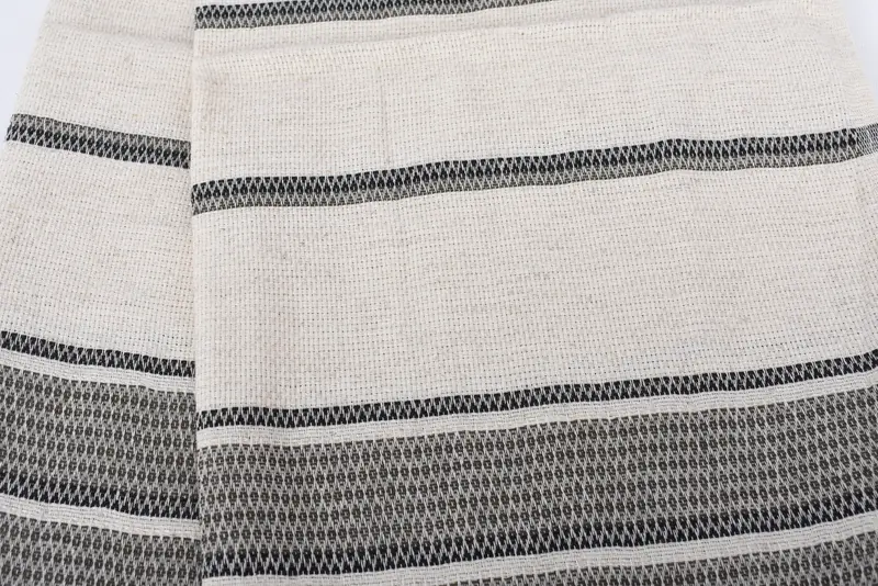 Wedding Favors, Personalized Gifts, Wedding Anniversary Gift, 40x20 Linen Striped Towel, Summer Towel, Small Bath Towels, Monogram Dish Towel - 4