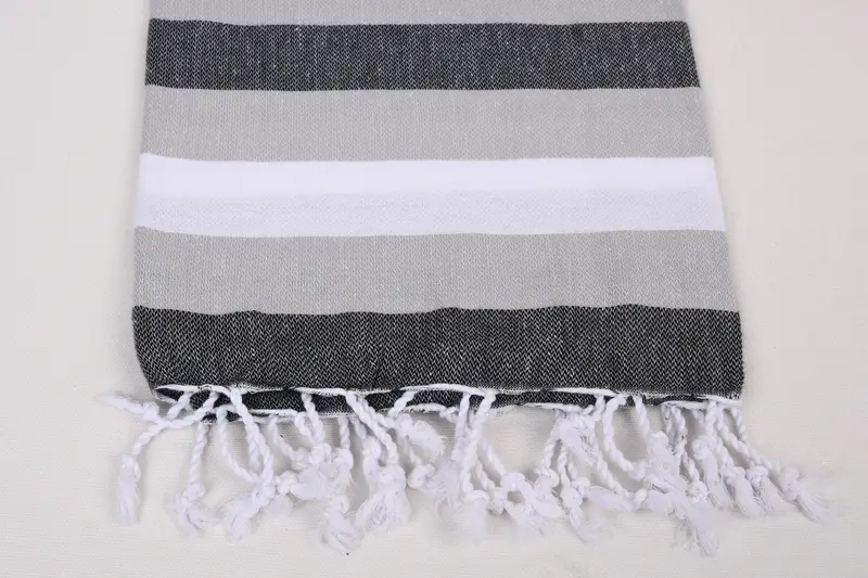 Wedding Towel, Housewarming Gift, Quick-dry towel, Bulk Order Towel, 70x40 Cotton Striped Towel, Gifts For Him, Maid Of Honor Gift, Home Decor Gifts - 3