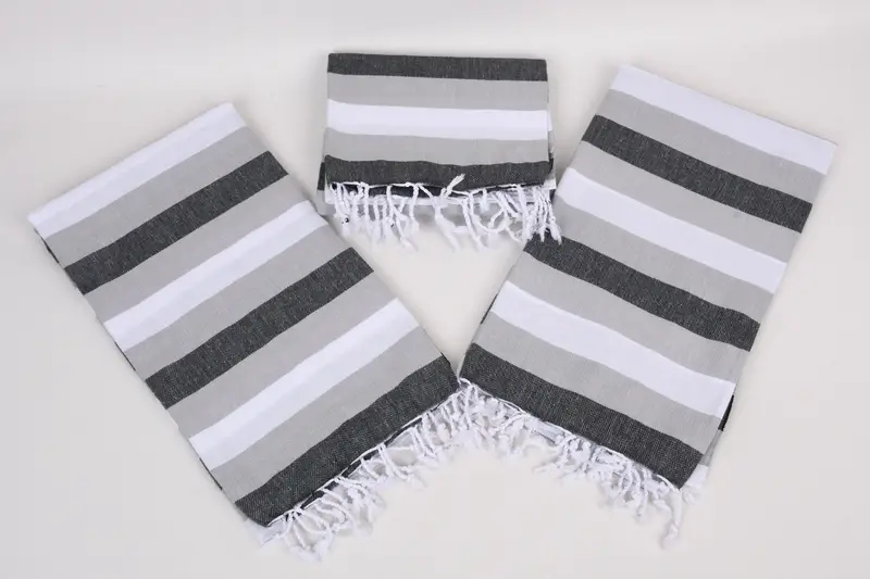 Wedding Towel, Housewarming Gift, Quick-dry towel, Bulk Order Towel, 70x40 Cotton Striped Towel, Gifts For Him, Maid Of Honor Gift, Home Decor Gifts - 6