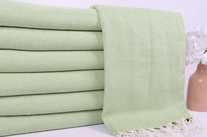 70x38 Cotton Diamond Towel, Pool Towels, Bridesmaid Gifts, Soft and absorbent Turkish towel, Custom Gifts, Beach Towel Bulk, Bridal Shower Favors - 2