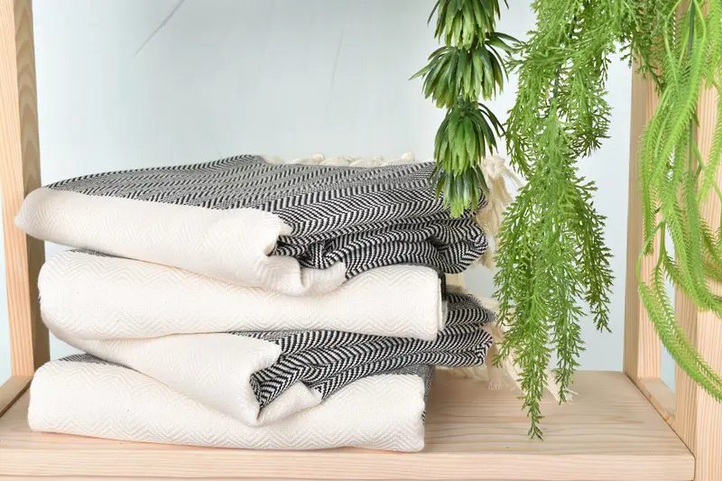 Bachelorette Gifts, Gym Towel, Home Decor Towel, Girls Weekend Favors, Personalized Towel, 70x40 Cotton Herringbone Towel, Monogrammed Beach Towel - 7