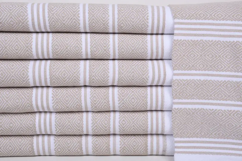 Personalized Gifts, Bridesmaid Gift, Bachelor Party Favors, 40x18 Cotton Diamond Towel, Organic Towel, Monogram Kitchen Towel, Monogram Hand Towel - 1