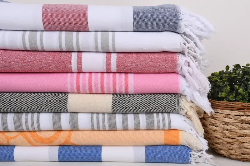 Sand-free towel, Best Friend Gift, Bachelorette Towel, Custom Turkish Towel, Turkish Towel Beach, Bridal Shower Gifts, 70x40 Cotton Set of 8 Towel - 2