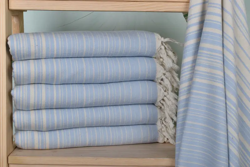 Turkish Towel Beach, Bachelorette Towel, Monogrammed Turkish Towel, Xmas Gifts, Wedding Gift, Beach Towel Gift, 70x36 Cotton Striped Towel - 2