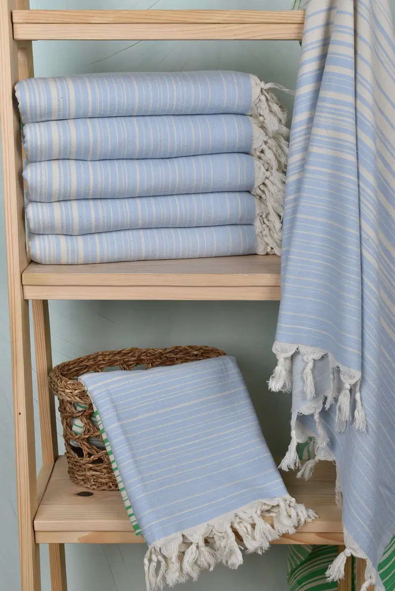 Turkish Towel Beach, Bachelorette Towel, Monogrammed Turkish Towel, Xmas Gifts, Wedding Gift, Beach Towel Gift, 70x36 Cotton Striped Towel - 3