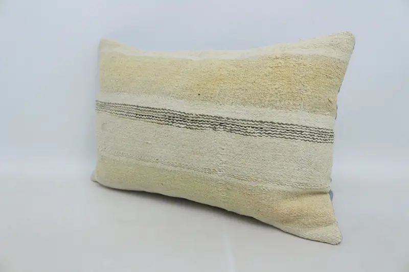Turkish Pillow, Pillow for Couch, 16x24 Beige Pillow Cover, Ethnic Pillow Cover Cushion Cover, Pillow Cover, Kilim Pillow Cover - 4