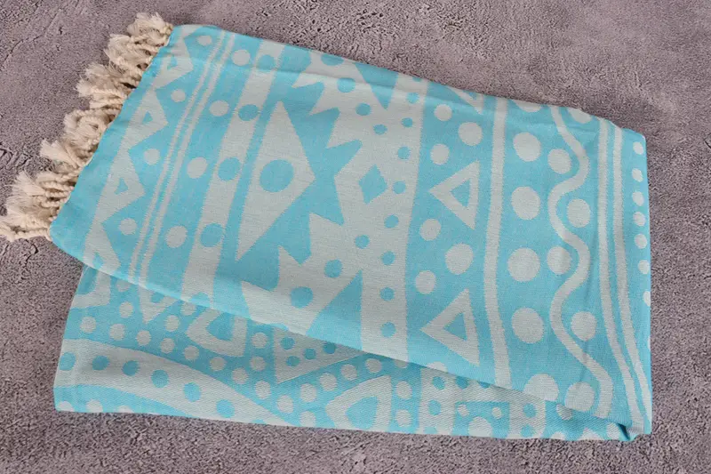 Girls Weekend Getaways Gifts, Spa Gift, Quick-Dry Beach Towel, 70x40 Cotton Round Pattern Towel, Cotton towel, Yoga Towel, Monogrammed Beach Towel - 7